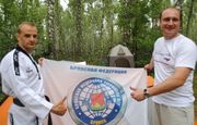 Александр Цятковский и Вадим Баранов в палаточном лагере на СТЫКе'2013