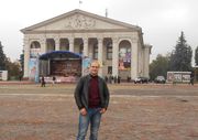 Пресс-секретарь БФТ Вадим Баранов на Центральной площади Чернигова